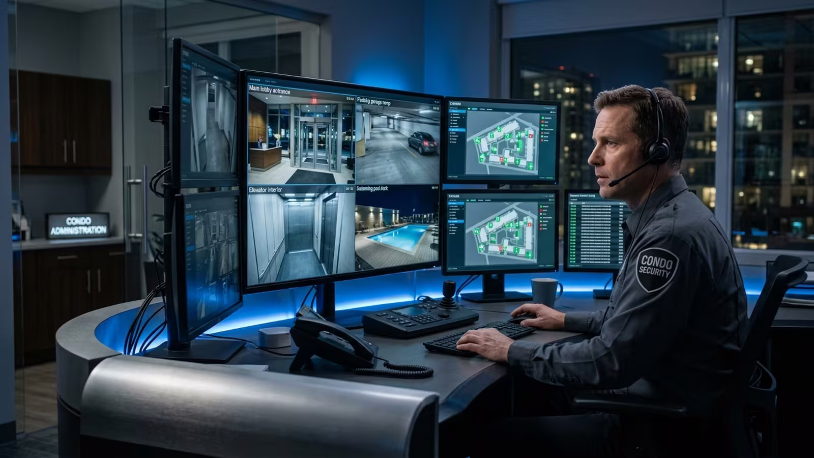 Sistema CCTV de seguridad para condominios