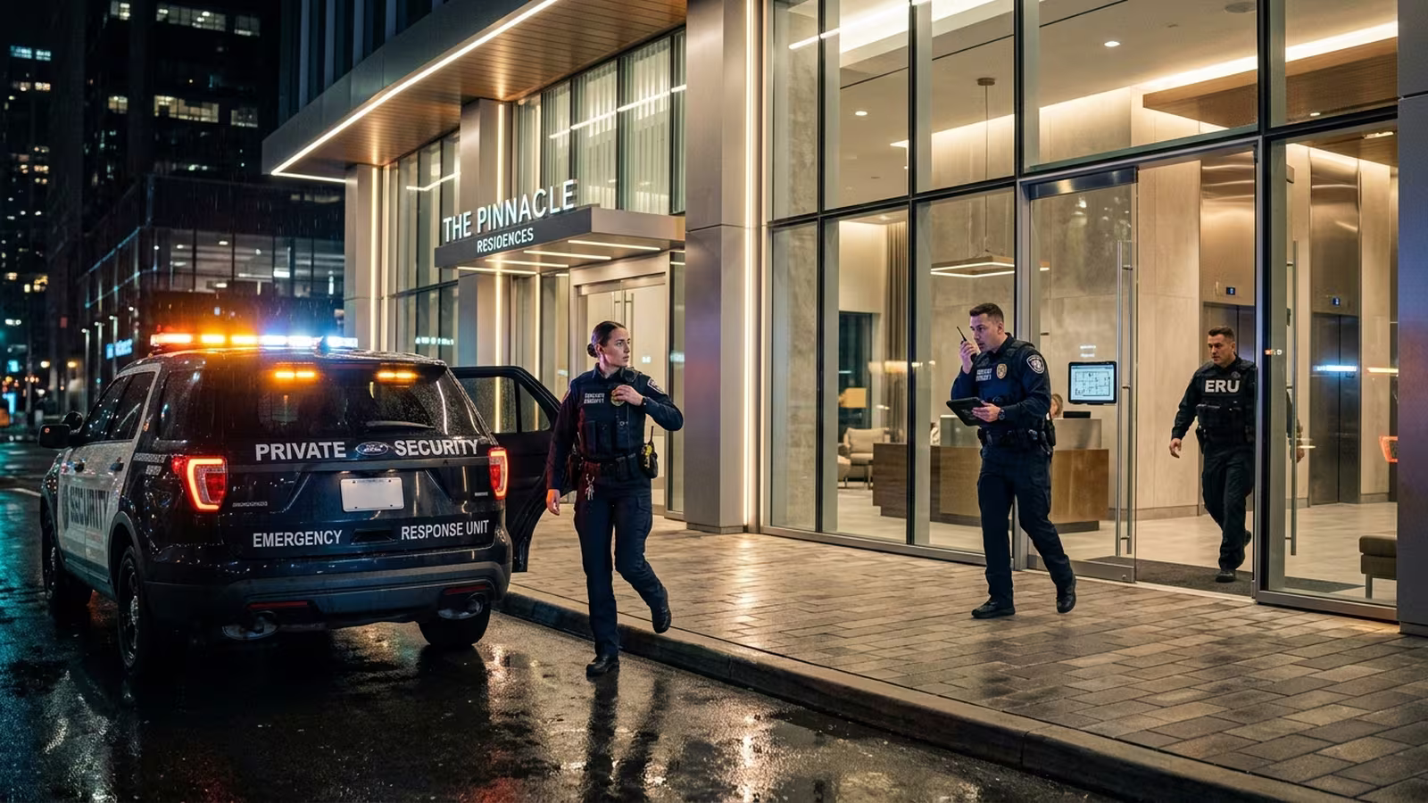 Equipo de respuesta a emergencias en condominios