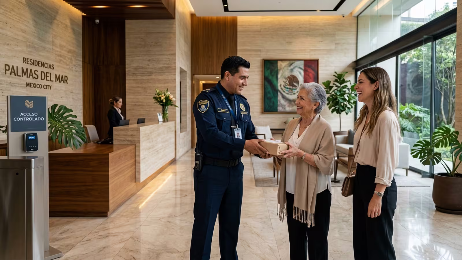 Personal de seguridad capacitado para condominios